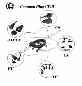 Permanent <strong>Lights</strong> 30M 50M Holiday Name Led Festoon Lighting S14 with Factory Price <strong>Pull</strong> Backyard <strong>String</strong> <strong>Light</strong> - Product Image 3