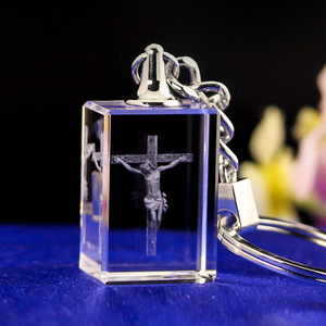 Cheap Wholesale Crystal Keyring Custom 3D Laser <strong>Engraved</strong> logo Crystal <strong>Key</strong> <strong>Rings</strong> - Product Image 2