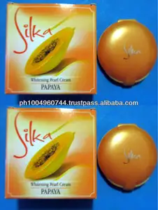 2 Silka Papaya تبييض اللؤلؤ الوجه كريمات 6 غ لكل منها