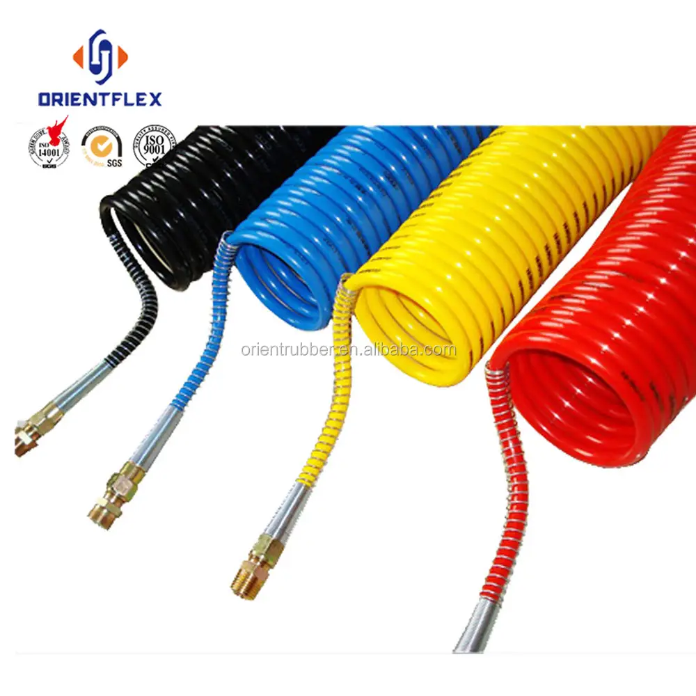 PU Coiled Airline Hose/PU Coil Spring Pneumatic Air Hose