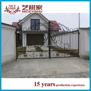 de jardin/bonne qualité et bas <span class=keywords><strong>prix</strong></span> <span class=keywords><strong>grille</strong></span> <span class=keywords><strong>en</strong></span> <span class=keywords><strong>fer</strong></span> <span class=keywords><strong>forgé</strong></span> conception/coulissant principal de <span class=keywords><strong>fer</strong></span> porte conception - Product Image 6