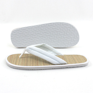 Pantofole Ecologiche in Tessuto di Bambù per Hotel, Ciabatte da Interno in <span class=keywords><strong>Paglia</strong></span> per Camera da Letto - Product Image 6