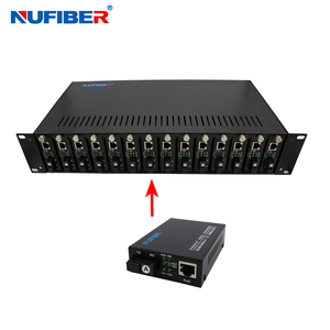 ギガビット10/100/1000m光ファイバー-LANコンバーター、光ファイバー伝送用RJ45-光メディアコンバーター - Product Image 2