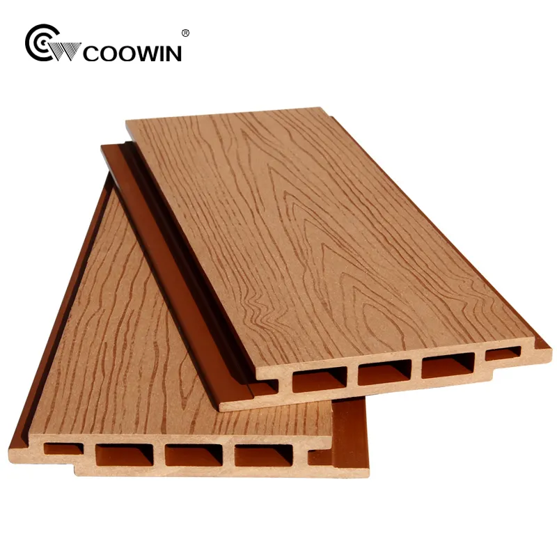 Cherry wood paneling for exterior shed walls wpc wall cladding/siding