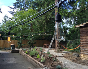 Điện Áp Thấp Đầy Màu Sắc Festoon Lights 10M 20 G50 RGB Bulb Ngoài Trời Không Thấm Nước Belt Garland Lights Với Màu Led Bulbs - Product Image 6