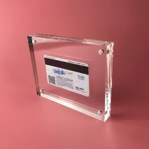 Acrylic credit card holder card display stands