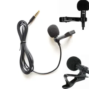 Chuyên Nghiệp Cho IOS Android Điện Thoại Di Động Xách Tay Mini Stereo Hifi Chất Lượng Âm Thanh Condenser Microphone Clip Ve Áo Mic