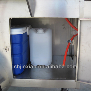 Chariot en aluminium de hot-dog de vapeur de gaz mobile extérieur commercial professionnel de JX-HS120D pour le type de remorque de casse-croûte et de nourriture - Product Image 5