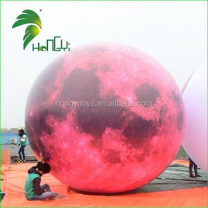 Ballon gonflable en PVC sur mesure, grande sphère publicitaire en forme de lune - Product Image 2