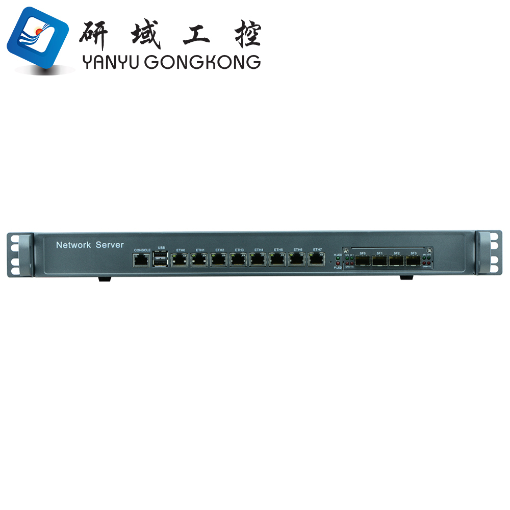 R870LZ LGA1150 Pfsense Hardware Firewall with 1U Case 8 Intel 1000M LAN Ports