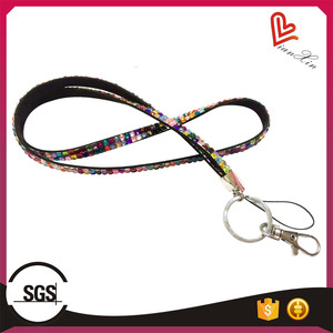 Retráctil al por mayor rhinestone lanyards con anillo y correa del teléfono - Product Image 3
