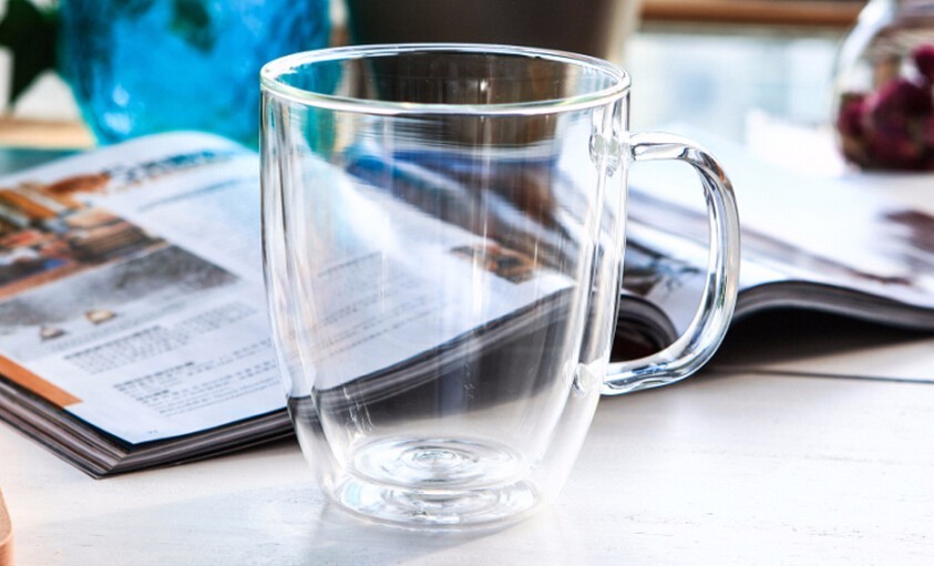 Double Wall Heat Resistance Clear Coffee Glass Cup Water Drinking Glass Cup