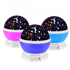 Lampada a luce notturna a led a proiezione che cambia colore baby moon and star proiettore luce notturna <span class=keywords><strong>stellata</strong></span> - Product Image 1