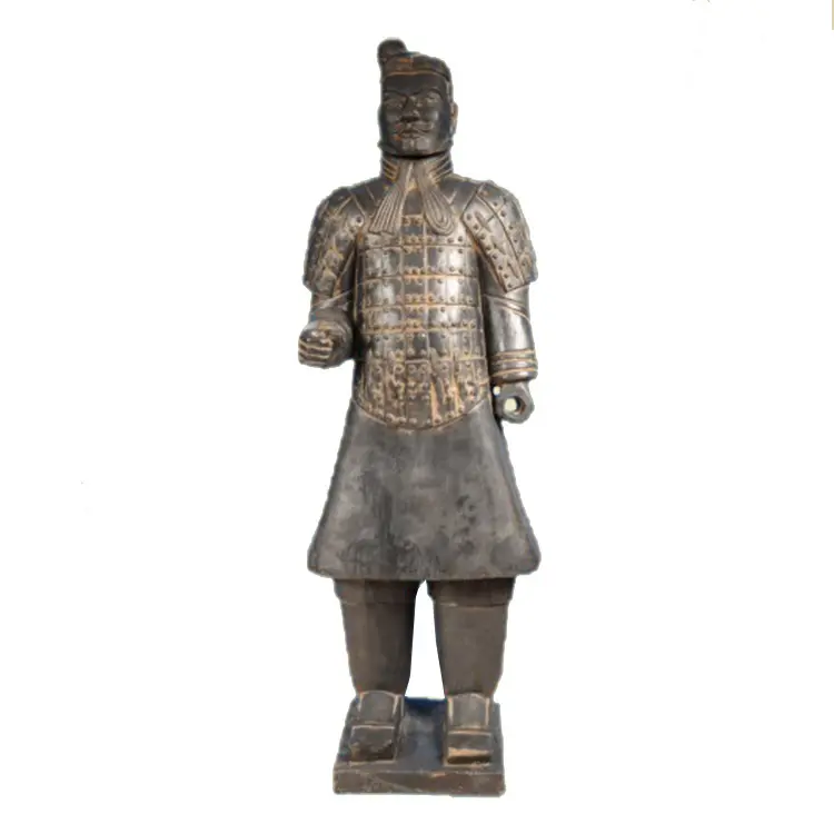 Qin Terra Cotta Warriors Tượng Trang Trí Sân Vườn Kích Thước Cuộc Sống Cổ Đại Nhà Sản Xuất Đất Nung Đất Sét QInshihuang Quân Đội