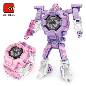 Nouveau jouet de montre manuel interchangeable intelligent de montre de conception d'enfants de <span class=keywords><strong>robot</strong></span> - Product Image 1