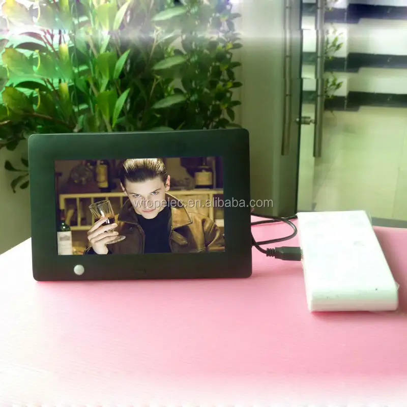 ИК-датчик движения Активированный функцией Мути, 7-дюймовая ЖК-экран для рекламы