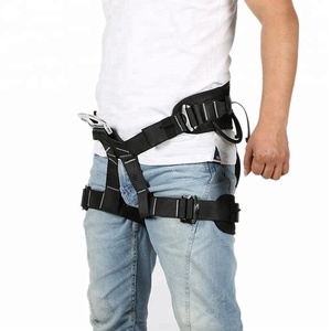 XINDA mendaki, kekuatan tinggi setengah badan <span class=keywords><strong>Harness</strong></span> hitam 75x120cm poliester empuk untuk penyelamatan penggunaan luar ruangan oleh penggemar mendaki - Product Image 3
