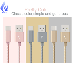 Top vente câble <span class=keywords><strong>USB</strong></span> Type C tressé en Nylon 2M/6FT 3A câble de données de connecteur en métal de charge rapide Compatible pour <span class=keywords><strong>Samsung</strong></span> <span class=keywords><strong>S8</strong></span>/<span class=keywords><strong>S8</strong></span> + Google - Product Image 2