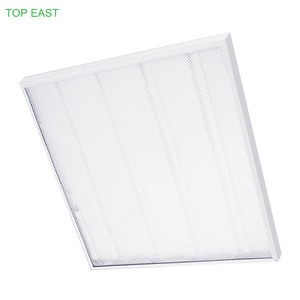 Placa de cristal Industrial de 600*600*55mm, Panel LED cuadrado de luz, parte trasera de plástico de 6000K para Hospital, escuela, sala de estar, oficina, <span class=keywords><strong>2</strong></span> años - Product Image 1