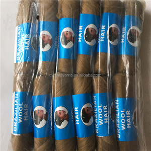 Vente en gros <span class=keywords><strong>de</strong></span> <span class=keywords><strong>laine</strong></span> brésilienne neuve, fil africain pour tricot à la main, 12 <span class=keywords><strong>pelotes</strong></span> par <span class=keywords><strong>lot</strong></span>, <span class=keywords><strong>laine</strong></span> mélangée à l'échelle des cheveux Y - Product Image 4