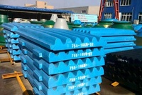 Repuestos de Placa de Mandíbula Telsmith 2044 2250 2540 3042 para Trituradora de Mandíbula