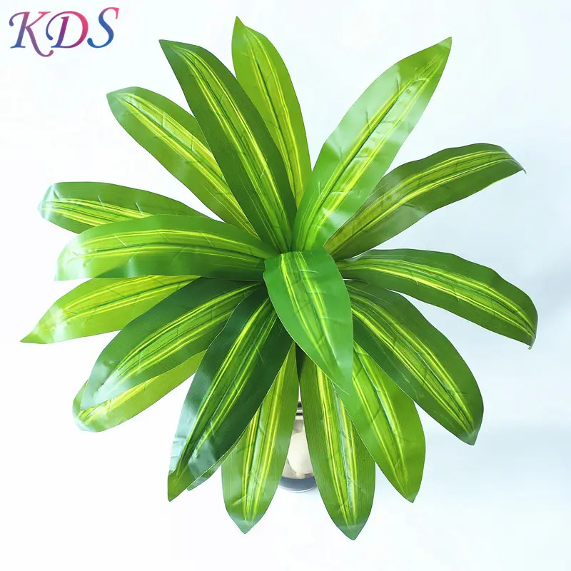 Artificial faux plants artificial leaves leaf plastic grass for green plant wall outdoor wedding aglaonema plants