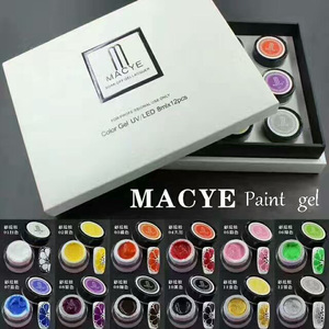 Caixuan Professional Nail Art Paint <strong>Gel</strong>, 12 Colors Nail Artist <strong>Gel</strong>, Painting <strong>Gel</strong> <strong>Kit</strong> - Product Image 1