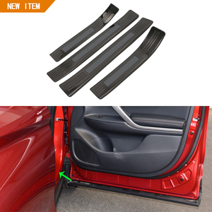 Accessori per auto in acciaio inossidabile nero argento rivestimento interno battitacco esterno battitacco battitacco per <span class=keywords><strong>Mitsubishi</strong></span> <span class=keywords><strong>Eclipse</strong></span> <span class=keywords><strong>Cross</strong></span> 2018 - Product Image 3