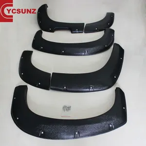 Ycsunz 2016 Montero Pajero Baru Fender Flare ABS Bertekstur Hitam Aksesoris untuk Pajero