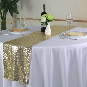 Tavolo sequin corridore <span class=keywords><strong>argento</strong></span>/oro della rosa/blush scintillante cerimonia nuziale <span class=keywords><strong>runner</strong></span> per il partito - Product Image 2