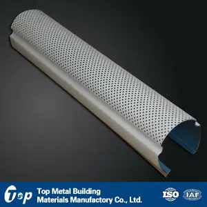Transparent Metall Bau Material Rundrohr Aluminium Decke