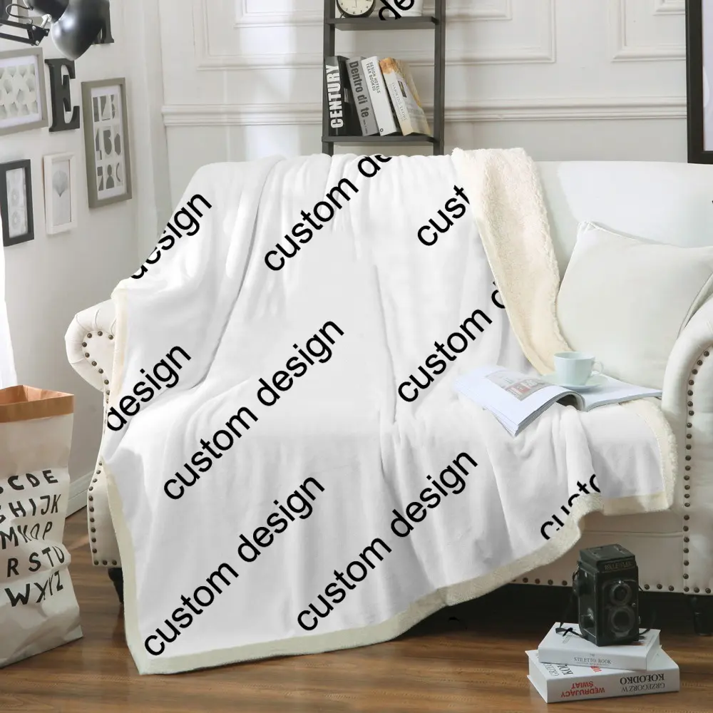 Yutong cobertor personalizado 3d, cobertor estampado de pelúcia, quente, personalizado, fleece, super macio
