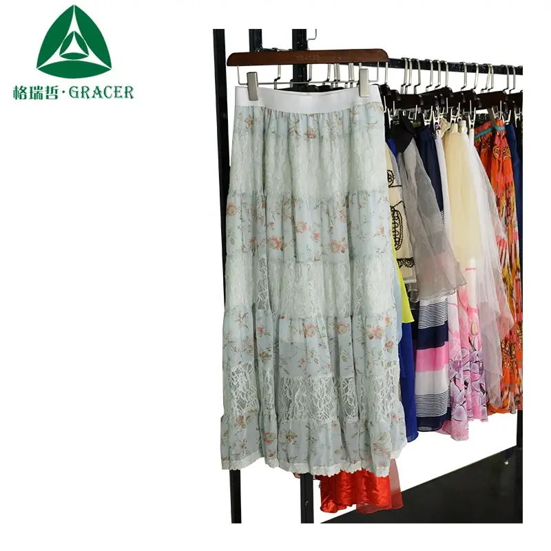 High quality secondhand Ladies fashion Skirt used clothing clothes in bales price