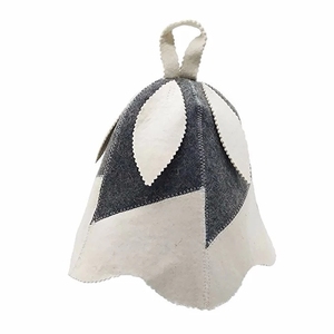 Gorro de Sauna y Baño Ruso de Fieltro de Lana Ecológico de Alta Calidad, Color y Logotipo Personalizables, para Adultos - Product Image 2