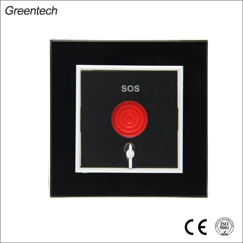 Interruptor de alarme de emergência, botão de segurança do hotel para proteção