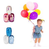 Ruban en plastique pour ballon, 50 pièces, personnalisé pour noël, ruban décoratif en forme d'étoile métallique, œuf de cadeau, vente en gros