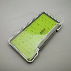 New Arrival High Quality Fly Fishing Tackle Box Waterproof Slim Fishing Silicone Fly Fishing Box