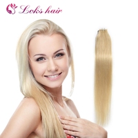 Extensions de cheveux brésiliens gris à bande, 36 pouces, chaud, humide et ondulé, bon marché