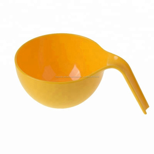 Alta calidad <span class=keywords><strong>ronda</strong></span> attacked de melamina plato de comida con mango para uso <span class=keywords><strong>en</strong></span> restaurantes - Product Image 2