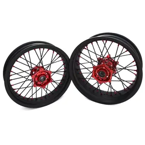 YZF250 Super Motard 17 Inch Supermoto Billet Motorcycle Wheels