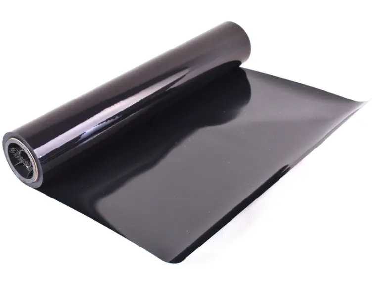 High Quality PVC Roll Static Cling vinyl sheet Black Vinyl Film