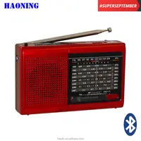 Heißer Verkauf Großhandel Mini Haoning bin FM tragbares Bluetooth-Radio mit USB TF AM FM Radio