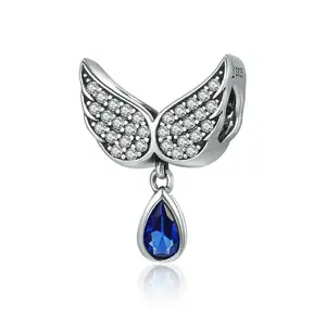 Pendentifs en argent Sterling Qings ailes d'ange OEM/ODM, offre spéciale