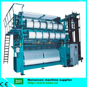 Raschel jacquard warp breien machine