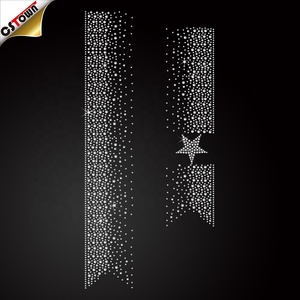En gros Forme De Coeur Arc Strass Transfert de Bande Faite Sur Commande - Product Image 6