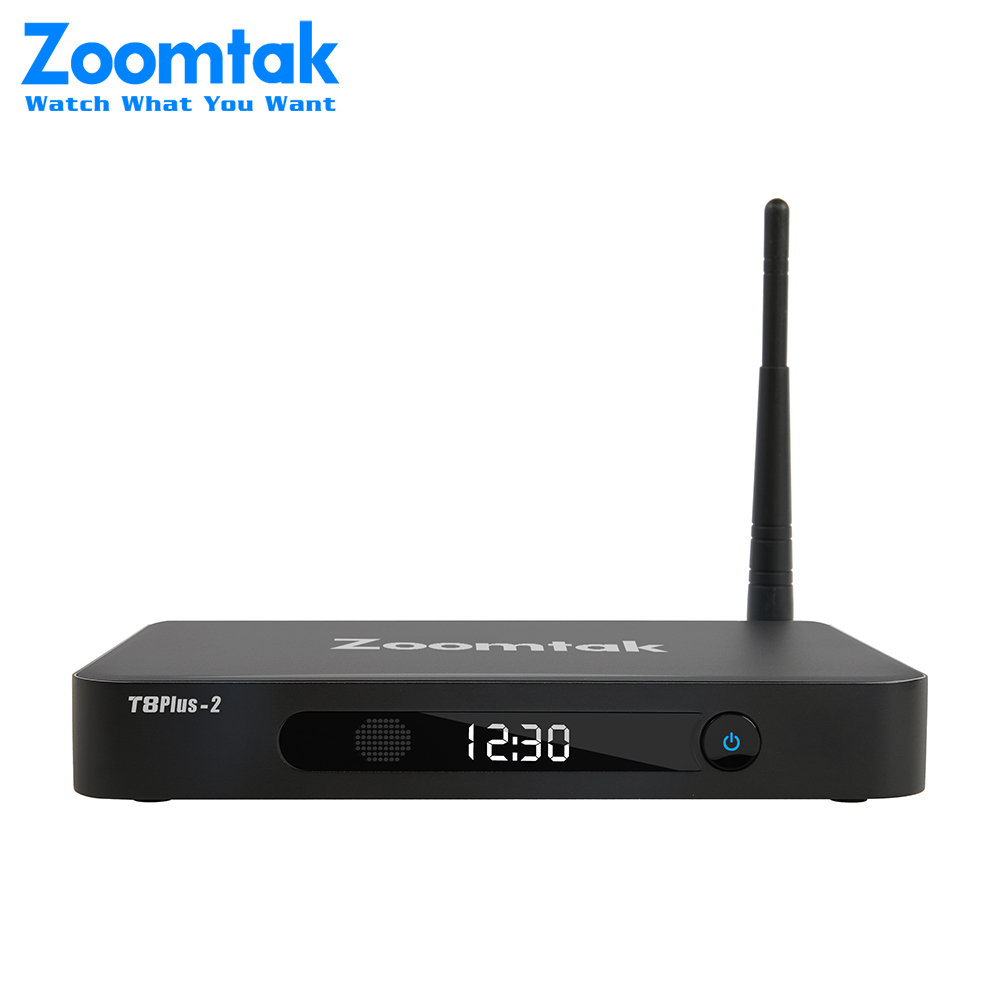 Zoomtak T8 plus-2 Amlogic S912 Android 6.0 Octa-Core 4 k hd Satellite Récepteur