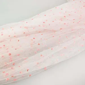 刺绣蕾丝面料 3D 全蕾丝白色蕾丝亮片纱丽平原纱丽与边框设计