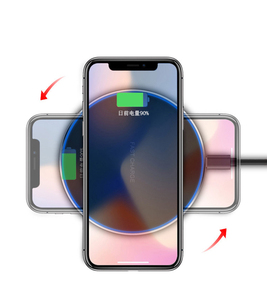 Nuevo cargador inalámbrico qi certificado ultra <span class=keywords><strong>slim</strong></span> tela cargador inalámbrico para el teléfono - Product Image 1