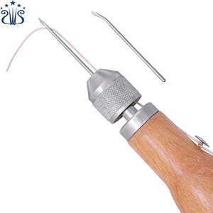 Khắc sáp dòng gỗ xử lý may awl khâu da Vải lều may kim thủ công tự làm khâu tay Dụng cụ Da - Product Image 5