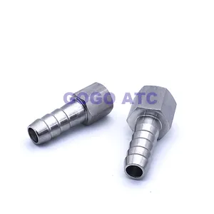 Quick coupler Pagoda ZG 1/2'',O.D 8 mm hose flex connectors stainless steel bulkhead tank fitting malleable iron pipe fittings
